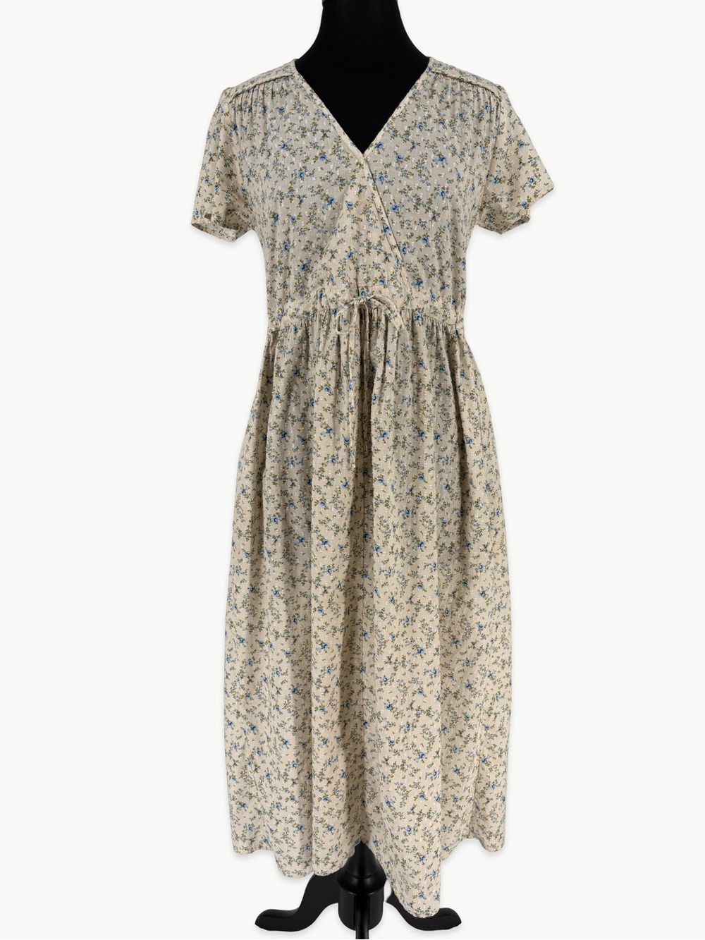 Christy Dawn The Dawn Dress Size Small Sea Spray Organic Cotton Midi Dress